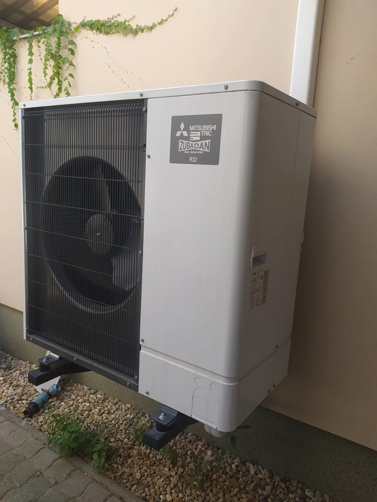 Mitsubishi Ecodan levegő-víz hőszivattyú – saját telepítésünk